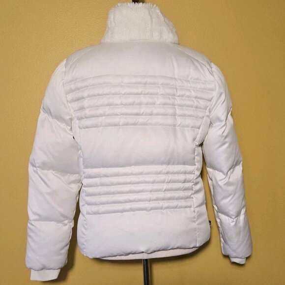 ZeroXposur Women Quilted Lightweight White Puffer Coat Jacket Large Down Filled - Picture 2 of 12